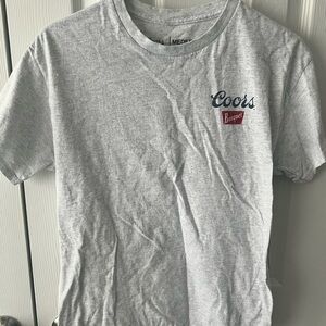 Buckle Gray Short Sleeve Tee Casual Comfort